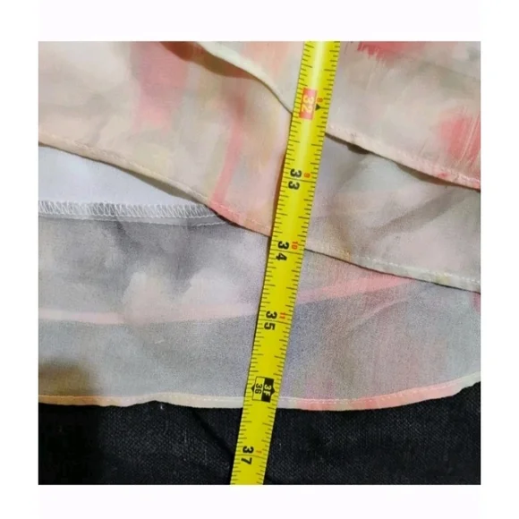 White House Black Market Pastel High Low Dress - Picture 9 of 9